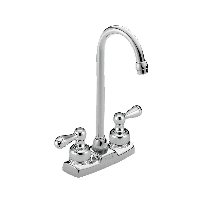 2172LF LHP H25 Classic Two Handle Bar Prep Faucet Less