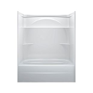 ... 32in. One Piece Tub Shower-Left Drain : Bath Products : Delta Faucet