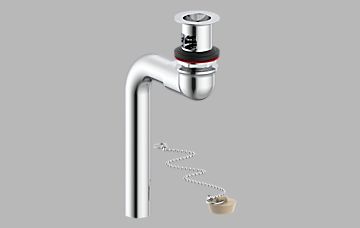 Sink Faucets 1 1 4 Offset Bathroom Drain With Chain And