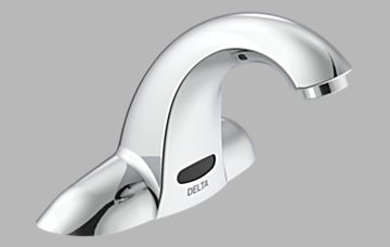 Electronics Battery Operated Electronic Bathroom Faucet Delta
