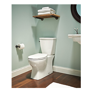 C43906-WH - Elongated Concealed Trapway Toilet