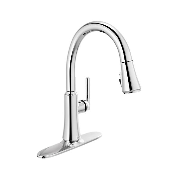 Single Handle Pull Down Kitchen Faucet 9179-BL-DST | Delta Faucet