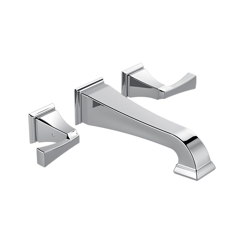 T3551lf Wl Dryden Two Handle Wall Mount Bathroom Faucet